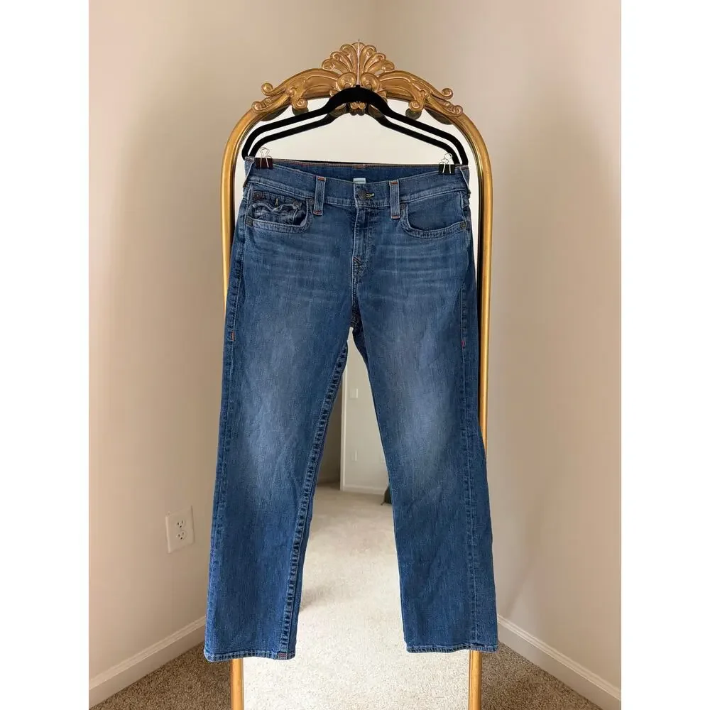 Y2K True Religion Ricky Relaxed Straight Jeans